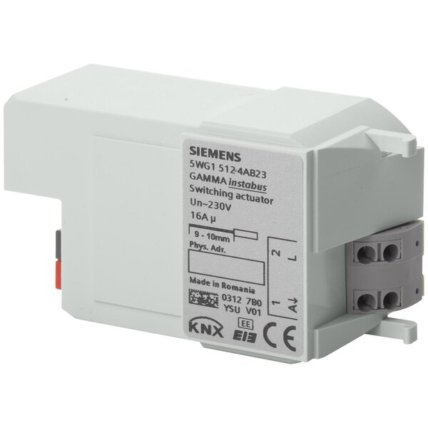 Siemens 1 voudige Schakelactor  1 x AC 230 V, 16 AX, C load - RL 512/23