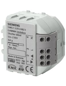 Siemens 1 fold Shutter Blind Actuator RS, 1 x AC 230 V, 6 A - RS 520/23