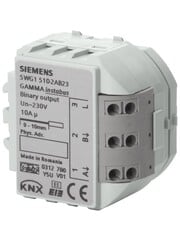 Siemens 2  fold Switching actuator 2 x AC 230 V, 10 A (resistive load) - RS510/23