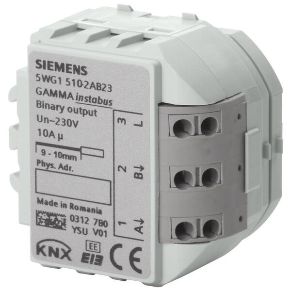 Siemens 2 fach Schaltaktor 2 x AC 230 V, 10 A (ohmsche Last) - RS510/23