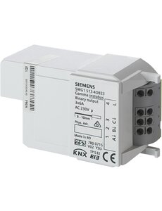 Siemens Actionneur de commutation 3 canaux 3 x 6 A, AC 230 V | RL 513D23