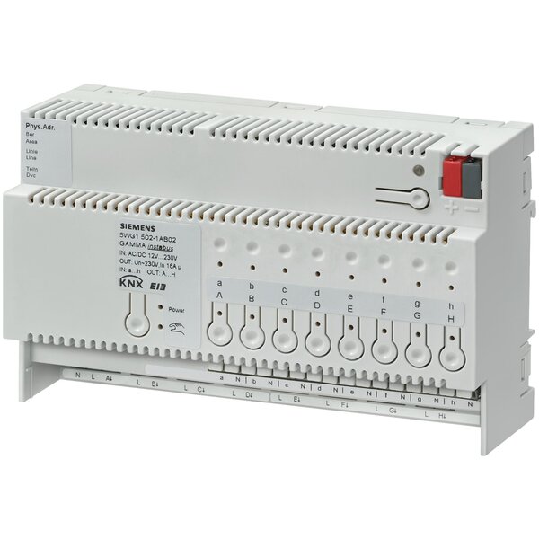 Siemens Actuador Combinado 8 x AC 230 V, 16 A, 8 x Entradas Binarias | N 502/02