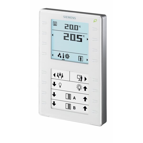 Siemens QMX3.P37 Unidade operadora KNX com sensor de temperatura