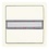 Siemens Sensor táctil KNX estilo DELTA | 1-vía | blanco titanio UP 285/13