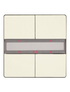 Siemens Sensor táctil KNX estilo DELTA | 2-vía | blanco titanio UP 286/13