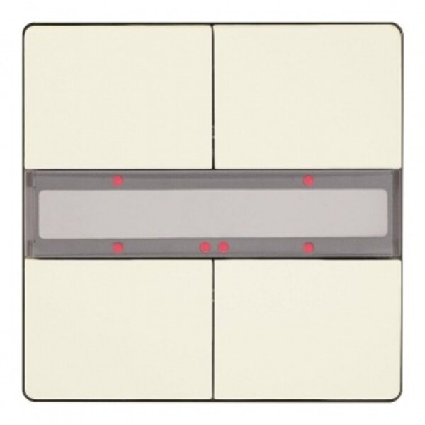 Siemens KNX-tastsensor DELTA stijl | 2-voudig | titanium wit UP 286/13