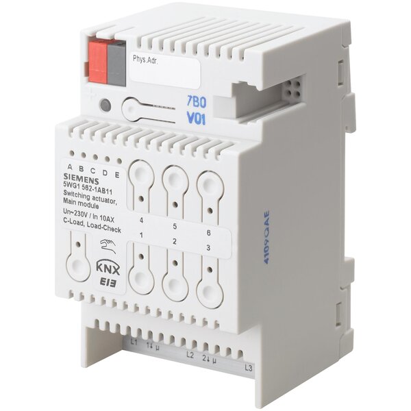 Siemens N 562/11 - KNX switch act., main mod., 3x AC 230/400 V, 10 AX, C load