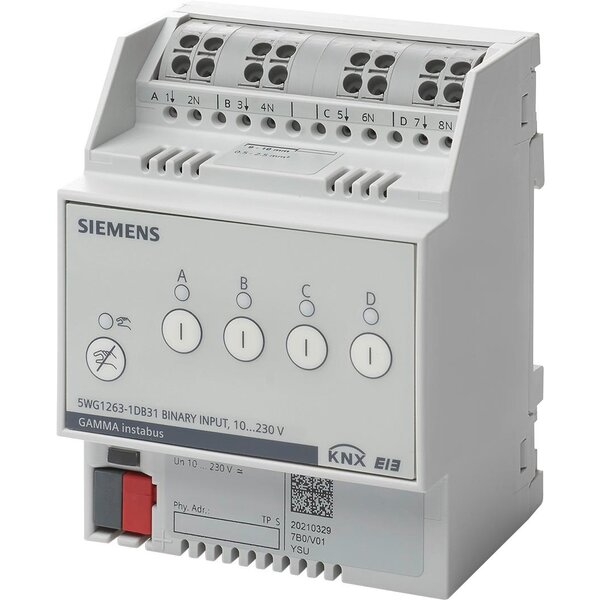 Siemens N 263D31 Binäreingang, 4 x AC/DC 10…230 V