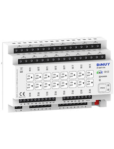 Dinuy DINUY IT KNT 016   16-channel switching/blind actuator with 23 inputs