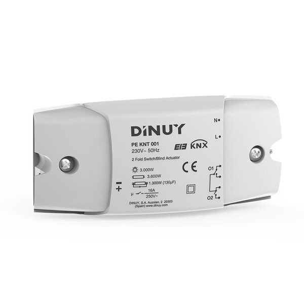 Dinuy DINUY PE KNT 001 2-channel switch/blind actor with 4 inputs