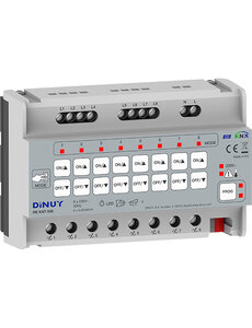 Dinuy DINUY RE KNT 0008 Universal 8-channel RLC+LED dimming actuator
