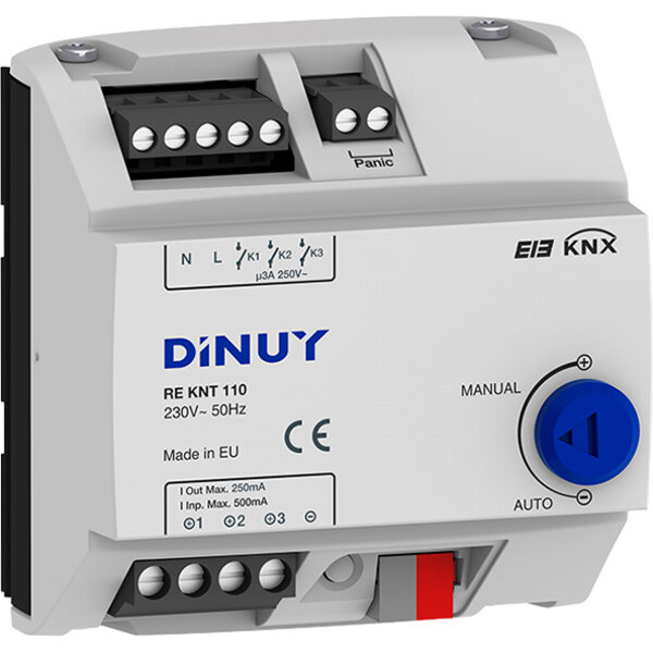 Dinuy DINUY RE KNT 110 Dimmer KNX 1/10V 3 canais (Trilho DIN)