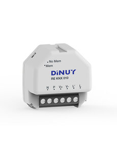 Dinuy DINUY RE KNX 010 KNX_RF Easy Mode Wireless KNX HF dimmer 1-10V for flush-mounted box