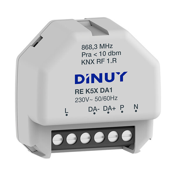 Dinuy DINUY RE.K5X.DA1 DALI KNX-RF Dimmaktor 1-Kanal