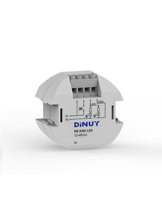 Dinuy DINUY RE.KNX.LE2 KNX-RF Easy Mode Variateur pour bandes LED monochromes