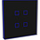 Dinuy DINUY PU.KNT.001 Laüka capacitieve zwarte sensor  4 knoppen, RGB-verlichting