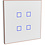 Dinuy DINUY PU.KNT.007 Laüka capacitieve witte sensor 4 knoppen & koperen frame