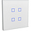 Dinuy DINUY PU.KNT.008 Laüka capacitieve witte sensor 4 knoppen & chromen frame