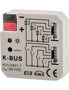GVS Videostar GVS KI/U 04.01.1 KNX push-button interface | 4-fold potential-free