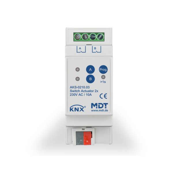 MDT 2-fold switch actuator AKS Standard 10A C-Load