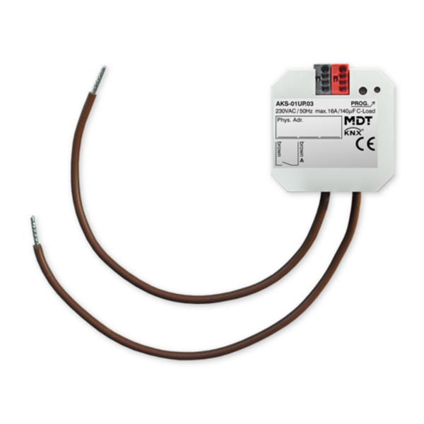 MDT 1 interrupteur actionneur AKS compact encastré 16A C-load
