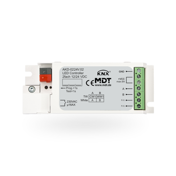 MDT Controller LED a 2 canali 12/24V CV LED o TW