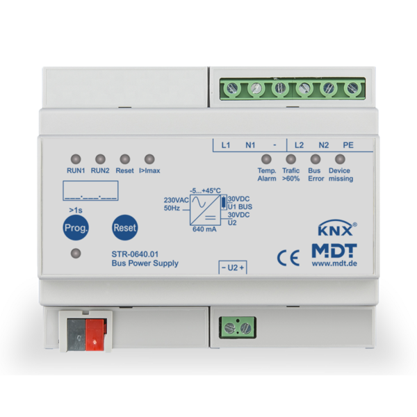 MDT Redundant Bus Power Supply with diagnostic function