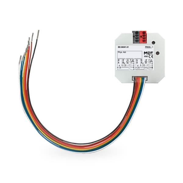 MDT 6-fold flush-mounted interface for contacts with LED output