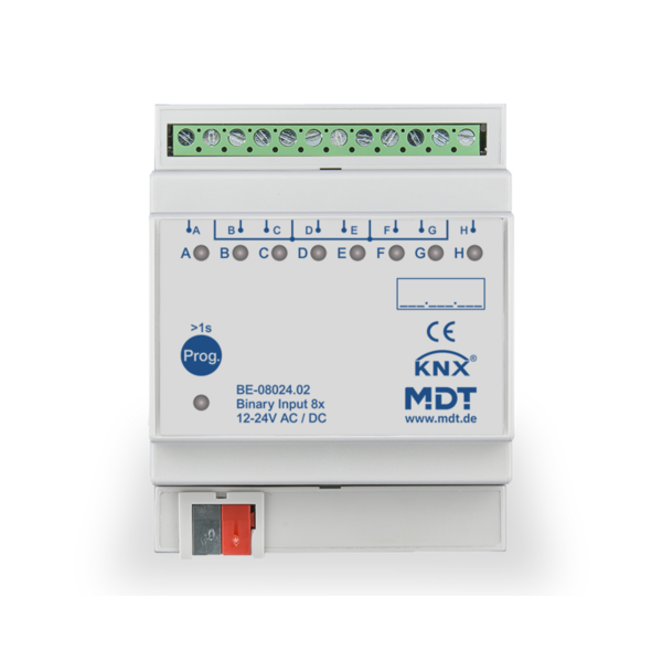 MDT 8 fold Binary Inputs 4SU MDRC, Inputs 24VAC/DC