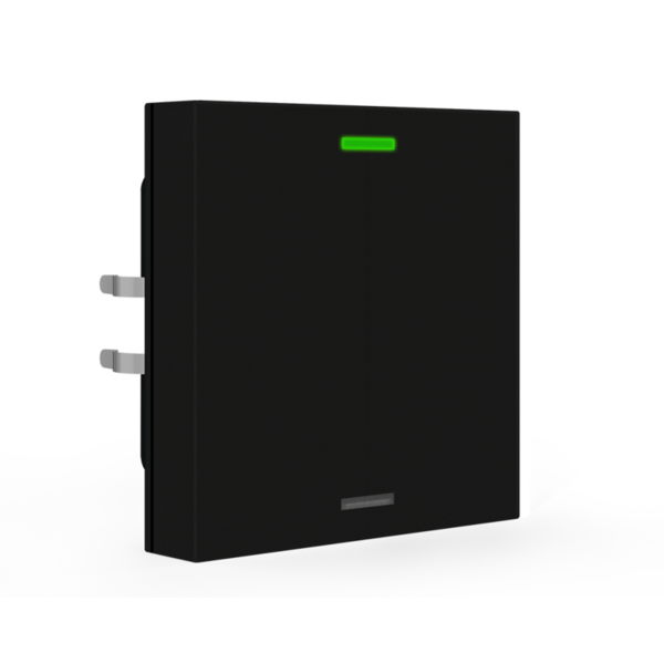 MDT Push-button Lite 55, 1-fold black matte