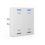 MDT Push-button Lite 55, 2-fold pure white gloss