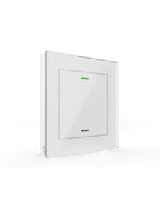 MDT Glass Push-button II Lite 1-fold with temp.sensor