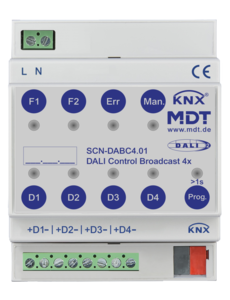 MDT DALI Control Broadcast Gateway 4 DALI outputs