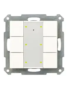 MDT KNX-RF push-button | 6-gang