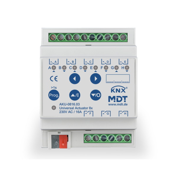 MDT MDT AKU-0816.03 KNX Universal Actuator | 4-fold 16Amp.