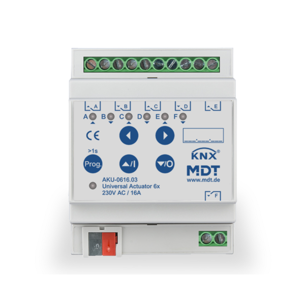 MDT MDT AKU-0616.03 KNX Universal Actuator | 6-fold 16Amp.