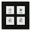 MDT Puls. vidrio KNX Plus | 4 can. | vidrio c. y s. sensor temp.