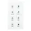 MDT KNX Botão vidro Plus | 8-v. | vidro com e sem sensor temp.
