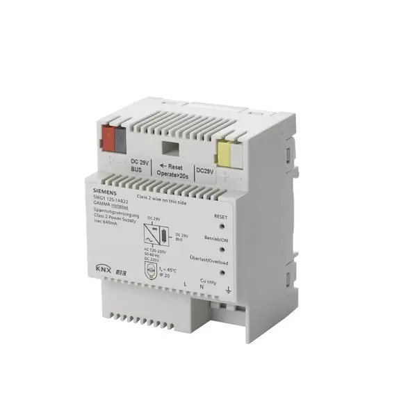 Siemens Siemens N 125/22 Alimentatore Bus KNX 640 mA con extra 29Vdc