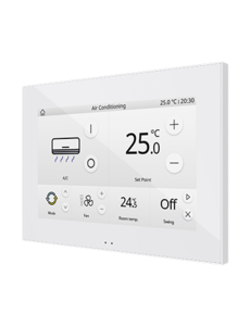 Zennio Z70 v2 Color capacitive touch panel with 7" display.