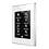 Zennio Z41 Lite (PVC-Alu Frame) KNX Touch Display with Temperature Sensor