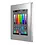 Zennio Z41 Lite (PVC -Alu Frame) KNX Touchdisplay met temperatuursensor