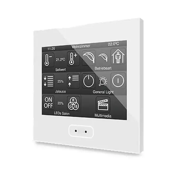 Zennio Z35 v2 Touch 3,5” con sonda di umidità