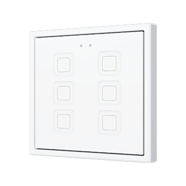 Zennio Tecla 70 X6 Tastsensor drukknop 6-voudig