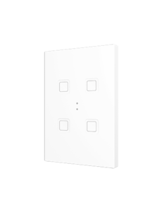 Zennio Tecla XL X4 Touch Sensor 4-fold with thermostat