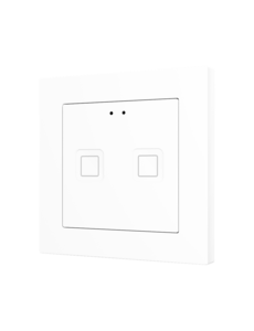 Zennio Tecla RGB 55 X2 Bouton poussoir à capteur tactile 2 module KNX Secure