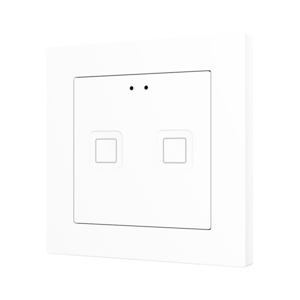 Zennio Tecla RGB 55 X2 Pulsante con sensore tattile 2 modulo KNX Secure