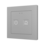 Zennio Tecla 55 X2 Botón pulsador con sensor táctil 2 módulo