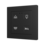 Zennio Tecla 55 X4 Botón pulsador con sensor táctil 4 módulo