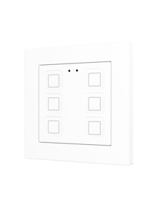 Zennio Tecla RGB 55 X6 Bouton poussoir à capteur tactile 6 module  KNX Secure